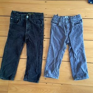2 pairs of 2T corduroy paints